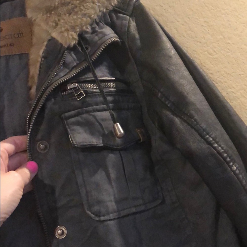 Goosecraft genuine leather and canvas jacket - Picture 5 of 8